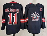 New York Rangers 11 Mark Messier Navy Blue Adidas 2020-21 Stitched Jersey,baseball caps,new era cap wholesale,wholesale hats